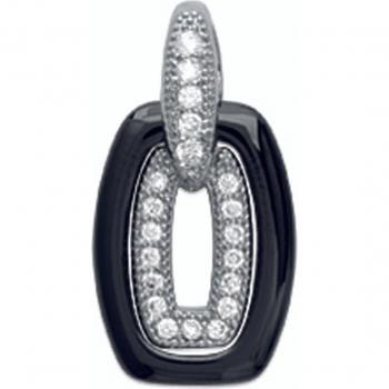 Trésor Sissi Noir – Collier de Céramique