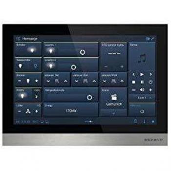 Busch-Jäger H8237-4B-03 Touchscreen IP 10, LAN/WLAN, free@home, colore nero
