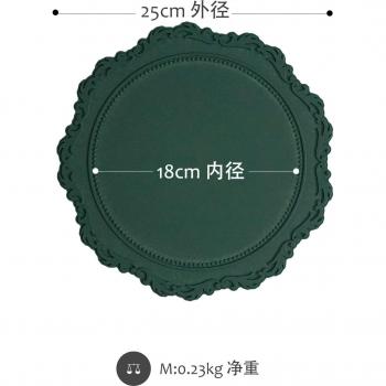 Piping Edge Afternoon Tea Plate