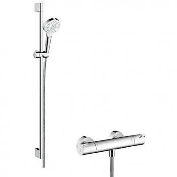 Crometta Shower System with Ecostat 1001 CL by Hansgrohe