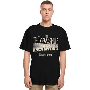 Herren‑T-Shirt Lord of the Rings Fellowship – Heavy Oversized – Schwarz, XXL – Merchcode