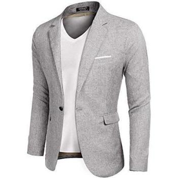 Herren-Sakko MaxModa – Sportlich, Grau-Anthrazit, Slim Design