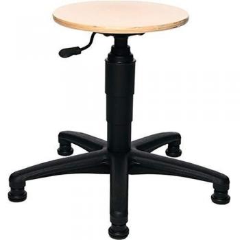 Tabouret de bar Topstar avec patins en hêtre, réglage de la hauteur