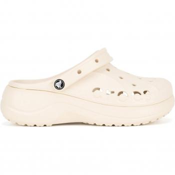Baya Platform Clog di Crocs in Beige (208186‑11S)