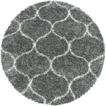 Tapis Rond Doux Alhambra 160cm Gris