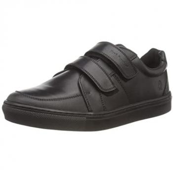Hush Puppies Santos Leather Memory Foam Junior Boys Shoes
