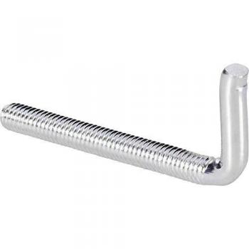 Gancio a vite dritto 60 mm acciaio zincato galvanizzato