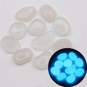 100 Uds Piedras Decorativas Luminiscentes para Peceras