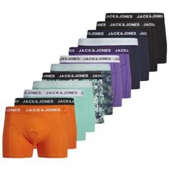 Jack & Jones Trunk „JACTASMANIA 12‑Pack“ – Deep Lavender, Sea Spray, Persimmon Orange, Pool Blau, Ocean Cavern – L