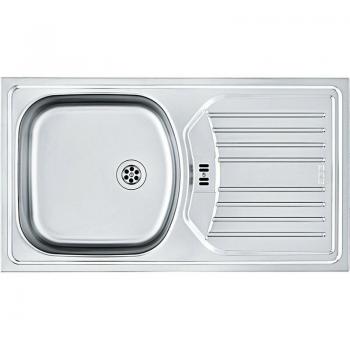 Franke Lavello 101.0368.953 78x43,5x14 cm in Acciaio Inox Lino