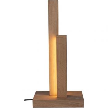 Touch Dimmer Tischleuchte aus Eichenholz