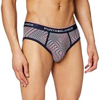 Slip Azul Estampado Punto Blanco Unity_143, X-Large