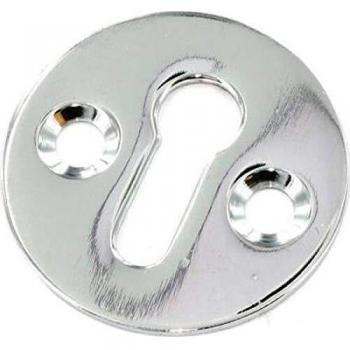 Plain Chrome Escutcheon 35mm