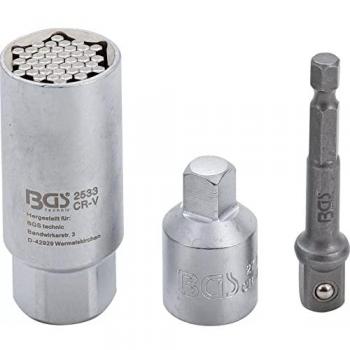 Adaptateur Universel 3/8” (9–21 mm) – Kit BGS Technic