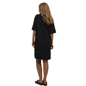 Schwarzer Kaffe Damenkurzkleid Edna S