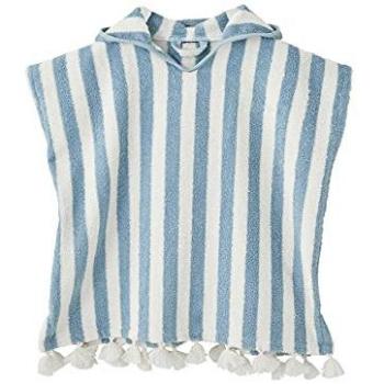 VERTBAUDET Couvre-Bain Bébé Rayures Bleues Personnalisées