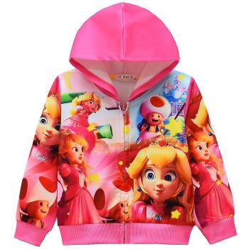 Pull-over à capuche manga super Mario 8‑9 ans