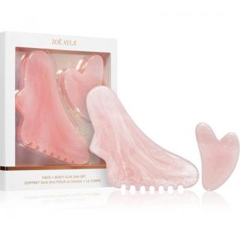 Pink Zoe Gua Sha Facial & Body Roller