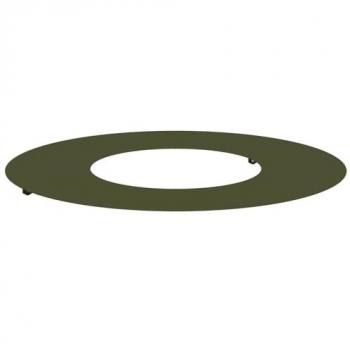Eco-Friendly Olive Green Plastic Circular Garden Planter