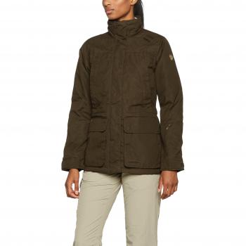 Fjallraven Damen Sportjacke Brenner Pro – Gepolsterte Variante, Dunkel-Oliven, XS