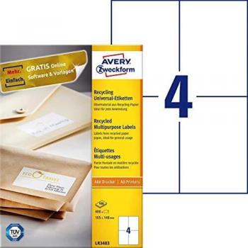 AVERY Zweckform Recycling Universal-Etiketten