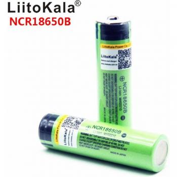 Batería 18650 LiitoKala 3400mAh para Linterna y Banco de Poder