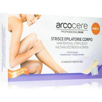 Set de 6 Tiras de Cera Arcocere Para Depilación Corporal Mujer