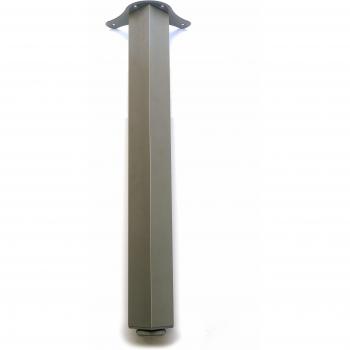 Square 65mm Aluminium Breakfast Bar Worktop Leg – 820mm