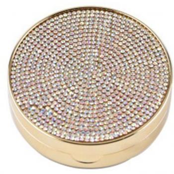 Compagnon de maquillage étui à lentilles perle diamant