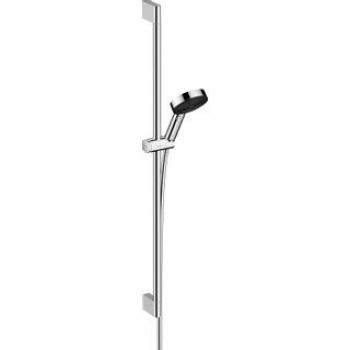 Hansgrohe Brauseset Pulsify 105 3jet Relaxation EcoSmart mit Brausestange 900mm chrom, 24171000