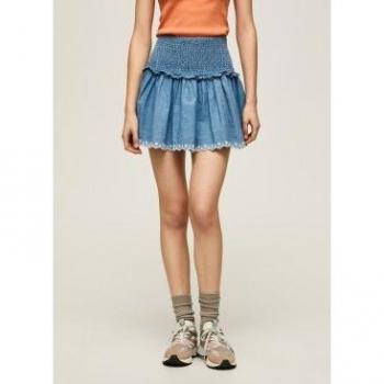 Dolly Faldas Denim Bordadas para Mujer