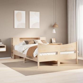 Struttura letto 120x190 cm in legno massello di pino – vidaxl
