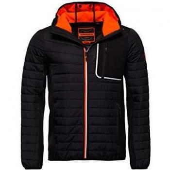 Abrigo Superdry Convection Negro Masculino XXL
