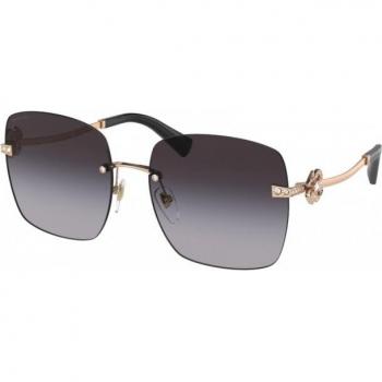 Damen Sonnenbrille Bulgari BV6173B Gold Rechteckig