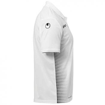 Camiseta Uhlsport Score Polo Shirt, Blanco/Negro, Talla S