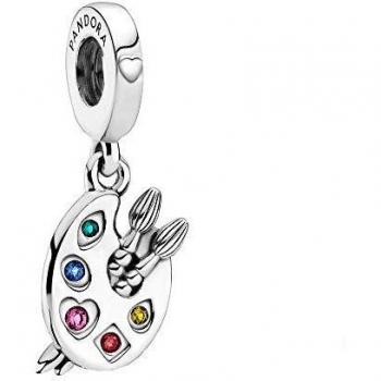 Pandora Charm colgante en plata de ley Paleta de Artista 799320C01, para Mujer