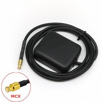 Antena de GPS para vehículos con conector MCX macho 1575.42 MHz 3M activa y resistente al agua TomTom Navman Clarion