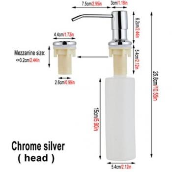 ABS Plastic Soap Dispenser for Kitchen Sink
