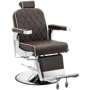 PHYSA Black Barber Chair with Footrest
