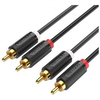 Cable Estéreo Vention 2x RCA Macho