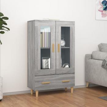 Vidaxl Sonoma Grey Highboard 70x31x115 cm Engineered Wood