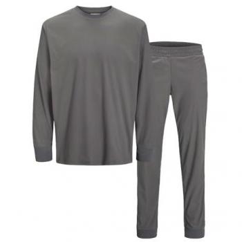 Jack & Jones Pigiama Lounge M in Grigio Solid