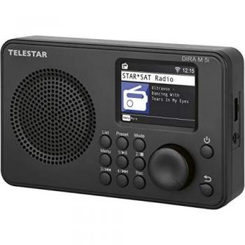 Telestar Dira M5i (Internetradio, Bluetooth, WLAN), Radio, Schwarz