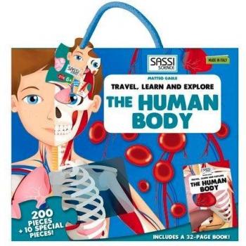 Sassi The Human Body 200 pieces Puzzle and Book