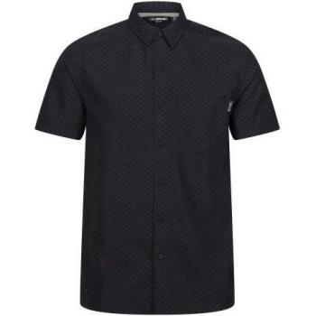 Regatta Mindano VIII Herren Hemd Schwarz/Asche L