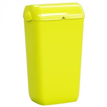 Cestino gettacarte Skin 545 x 225 x 335 mm giallo fluo