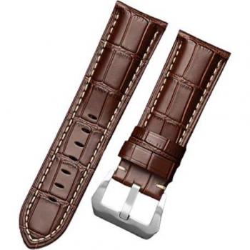 Bracelet de montre Panerai Luminor 26 mm en cuir marron