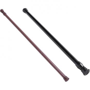 Wood Color Spring Tension Curtain Rail, 40-70cm & 55-90cm