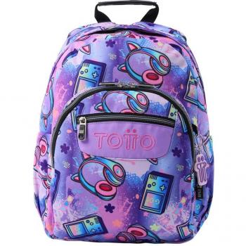 Mochila Meowsical pequeña morada