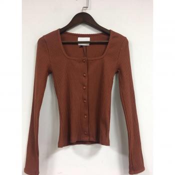 Women's Lightweight Square Neck Sweater for Spring/Summer